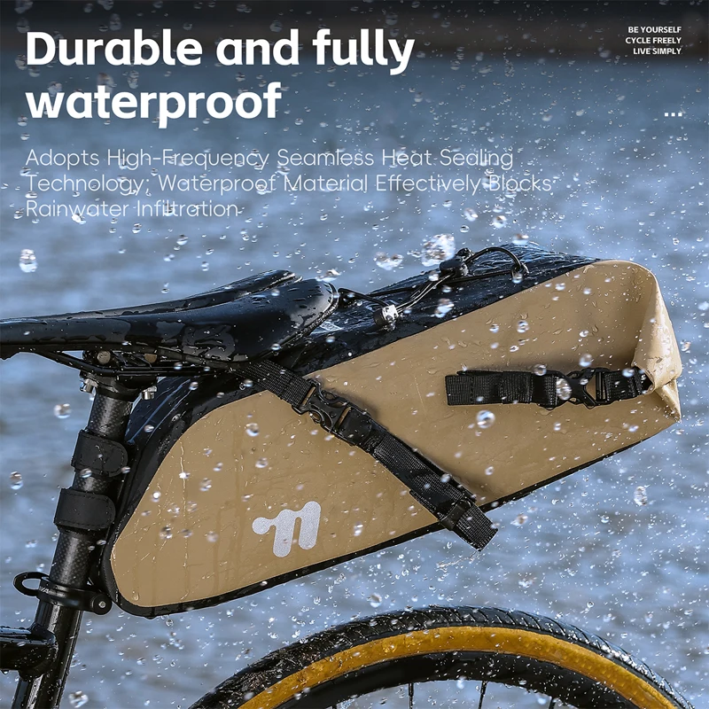 WEST BIKING 익스페디션 시리즈 방수 자전거 랙 가방 18-28L 조절 가능한 용량 퀵 릴리스 패니어 가방 자전거 액세서리