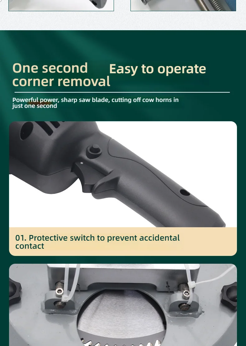 Hot Selling Electric Cattle Dehorner Animal Dehorner Tool  Cow  Cutting Horns Ma