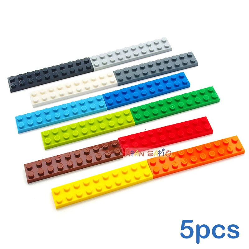 5 teile/los DIY Blöcke Bausteine Dünne 2X10 Pädagogisches Assemblage Bau Spielzeug für Kinder Größe Kompatibel Mit Marke
