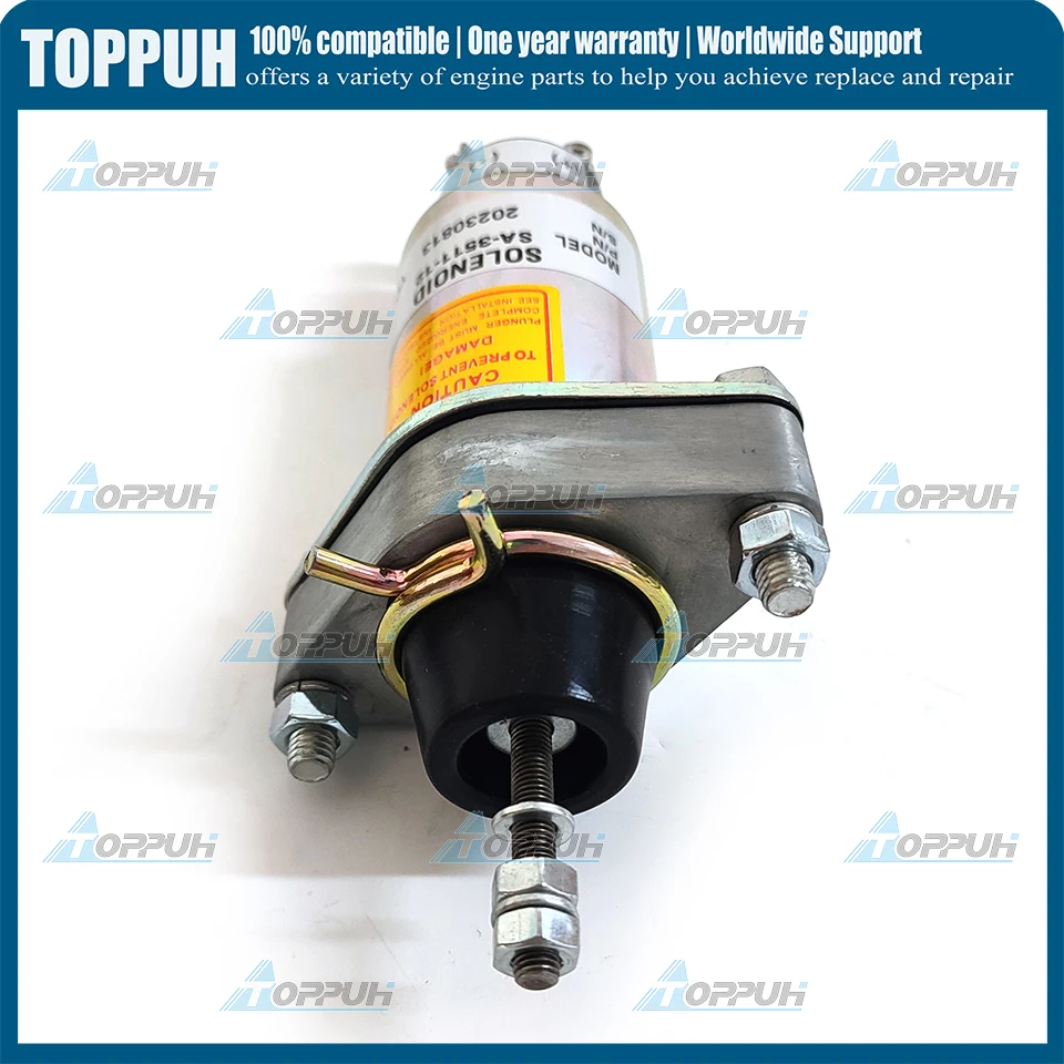 우드워드용 정지 솔레노이드 밸브 SA-3511-12, 12V, 2001-12S2U1BA