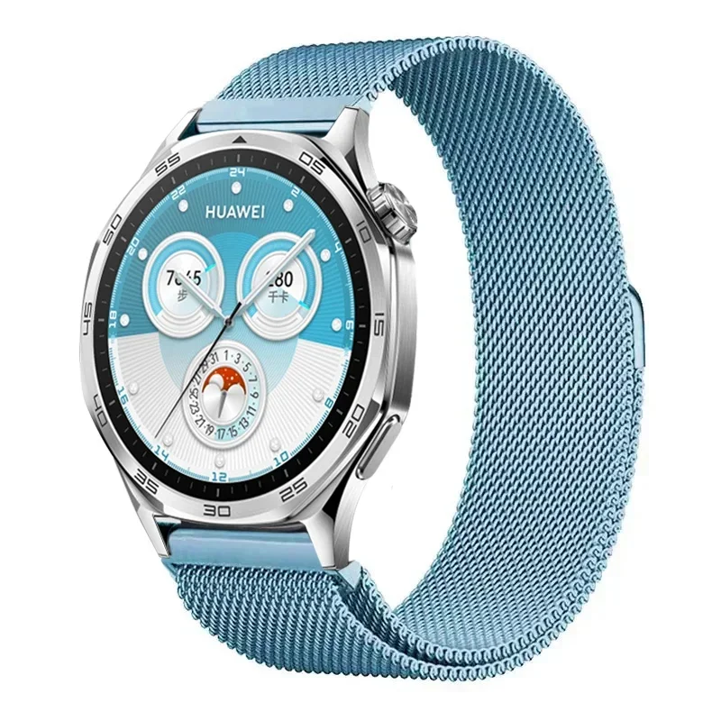 Sleek Milanese Magnetic Watch Band, 20mm/22mm, Stainless Steel Mesh Strap