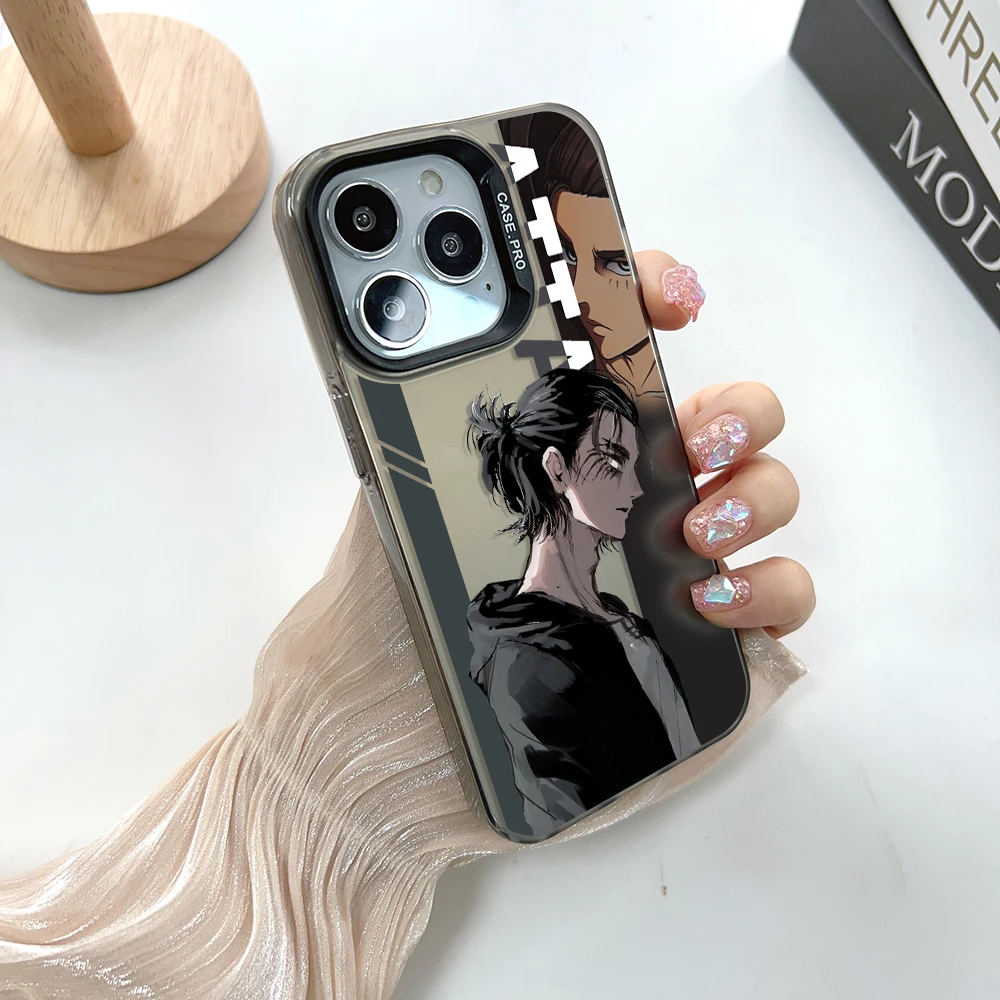 Hot Anime Attack On Titan New Phone Case For iPhone 15 14 13