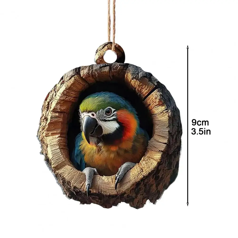 Christmas Decorations Acrylic Christmas Ornaments Cartoon Forest Seasonal Decor Tree Ceiling Keepsake