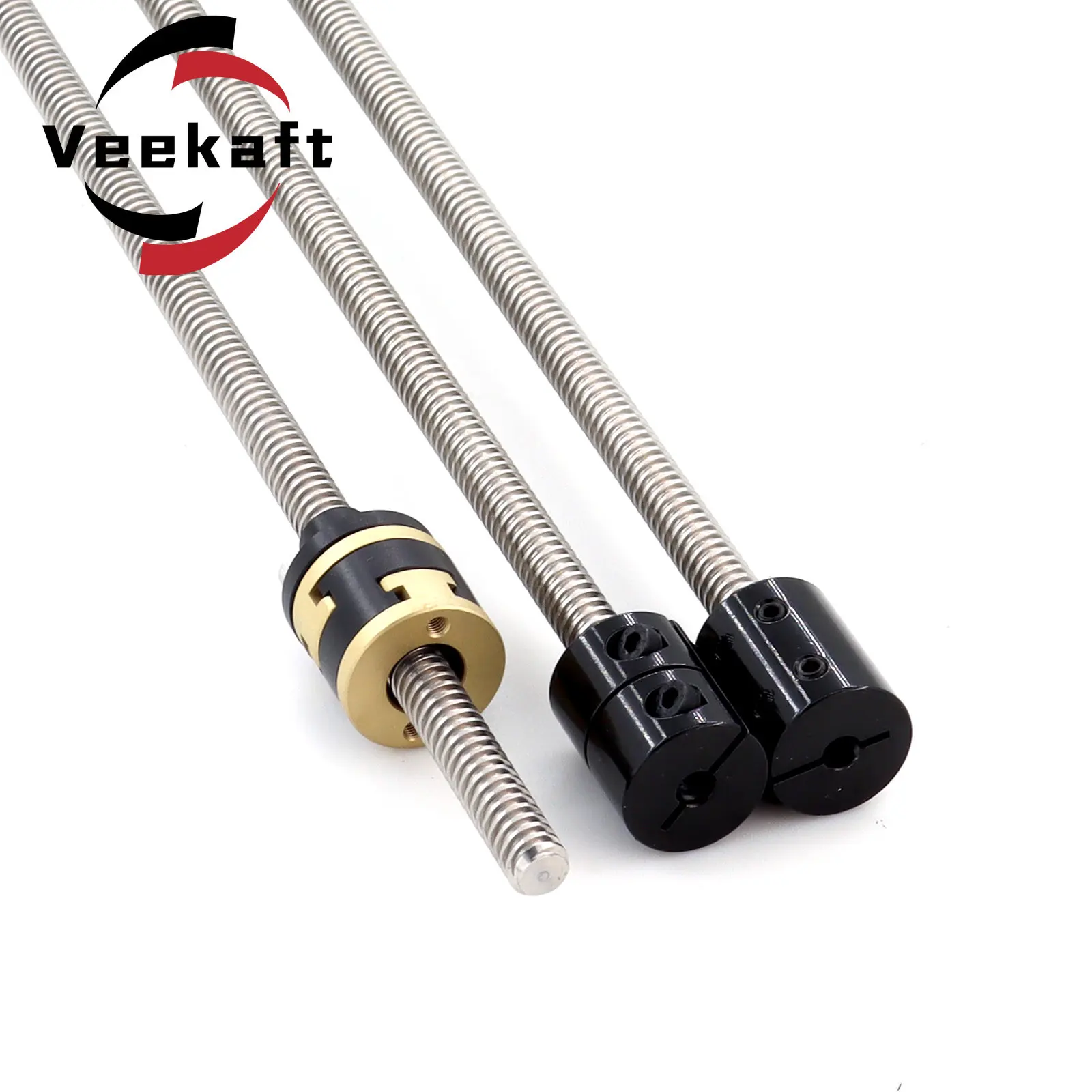 Parafusos de Chumbo Métricos Personalizados Bloco de Porca Pom Acoplamento Rígido para Equipamento de Rato V-core 3.1 Eixo z 380 mm 480 mm 580 mm Pack - Imagem 2