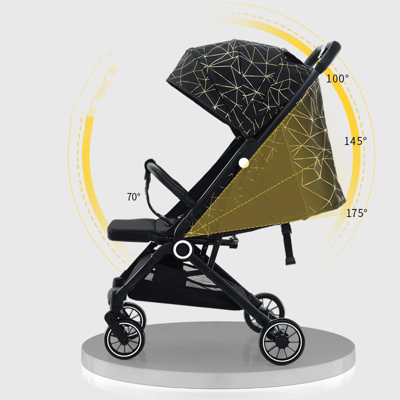 Baby Stroller Portable Lightweight and Comfortable Baby Shock Absorber Children's Foldable Stroller Can Sit And Lie Down