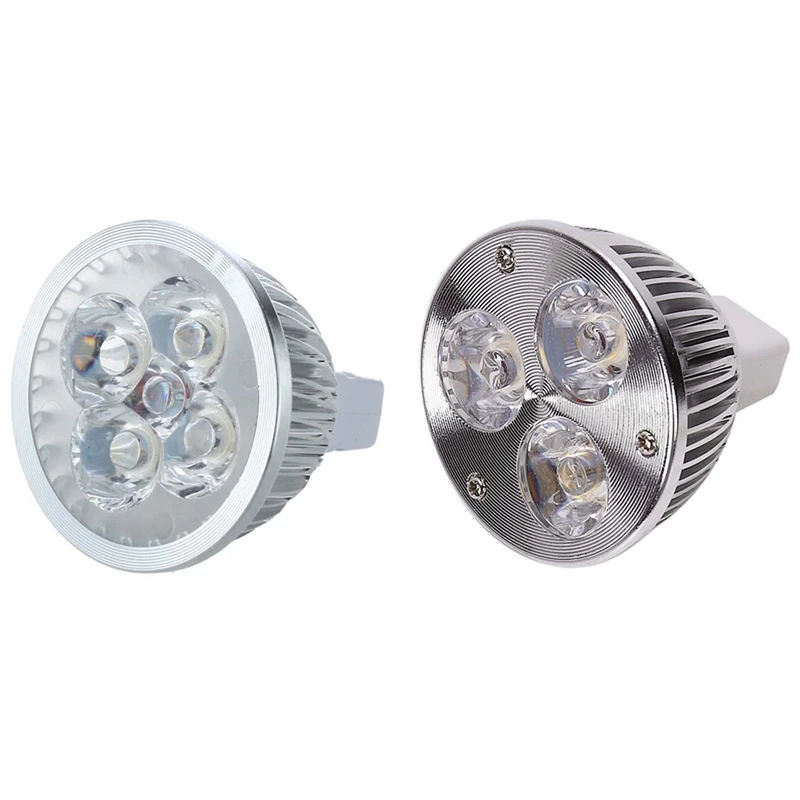 Foco LED MR16 12V 4W (340 lúmenes 50 vatios equivalente) y regulable 9W MR16 lámpara de foco luz LED blanca cálida| | - AliExpress