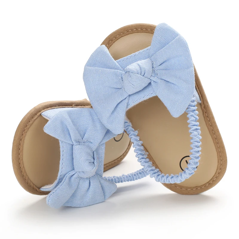 Summer Infant Baby Girls Sandals Cute Toddler Shoes Big Bow Princess Casual Single Shoes Baby Girls