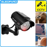 Eleopard fausse caméra Solart factice étanche sécurité CCTV caméra de Surveillance avec lumière Led rouge clignotante extérieure intérieure 1