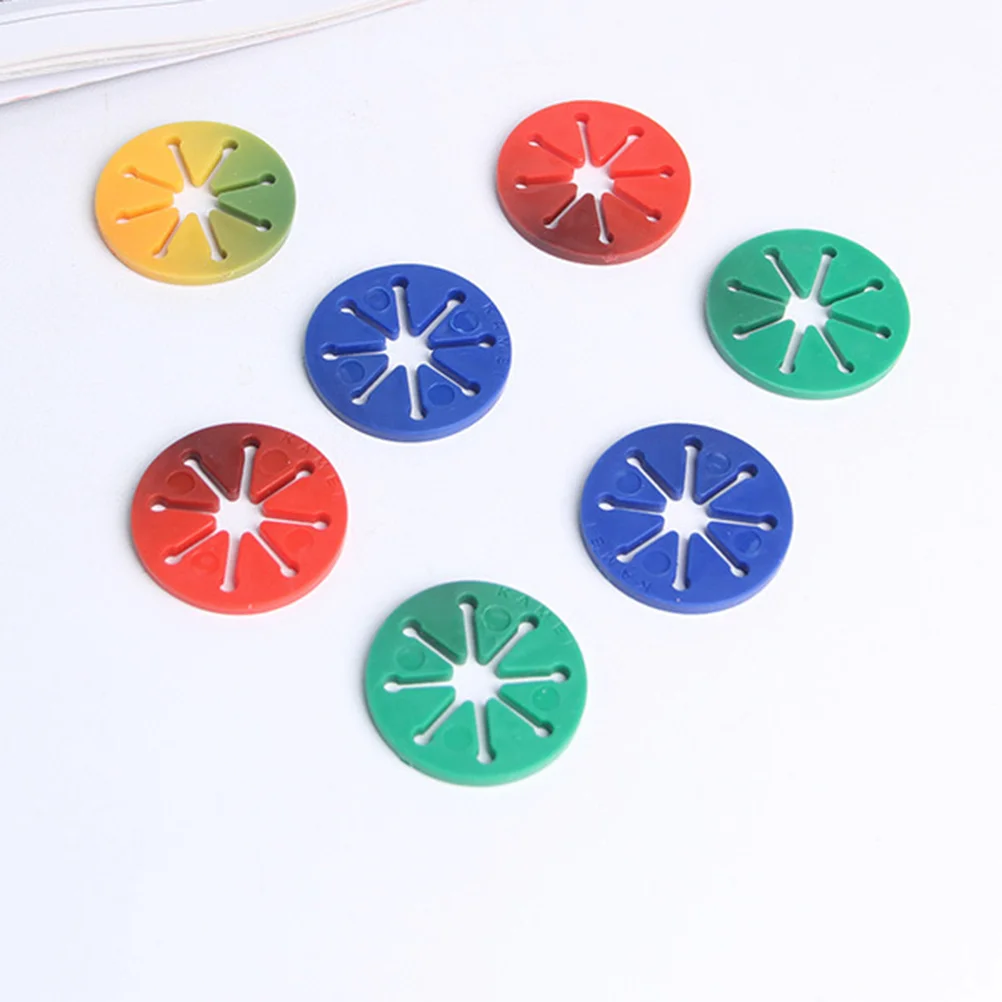 28 Pcs Sock Holder Lock Ring ganizer Multi Colors Plastic Stockings Holder Drying Rack Laundry Nets Home Storage 3