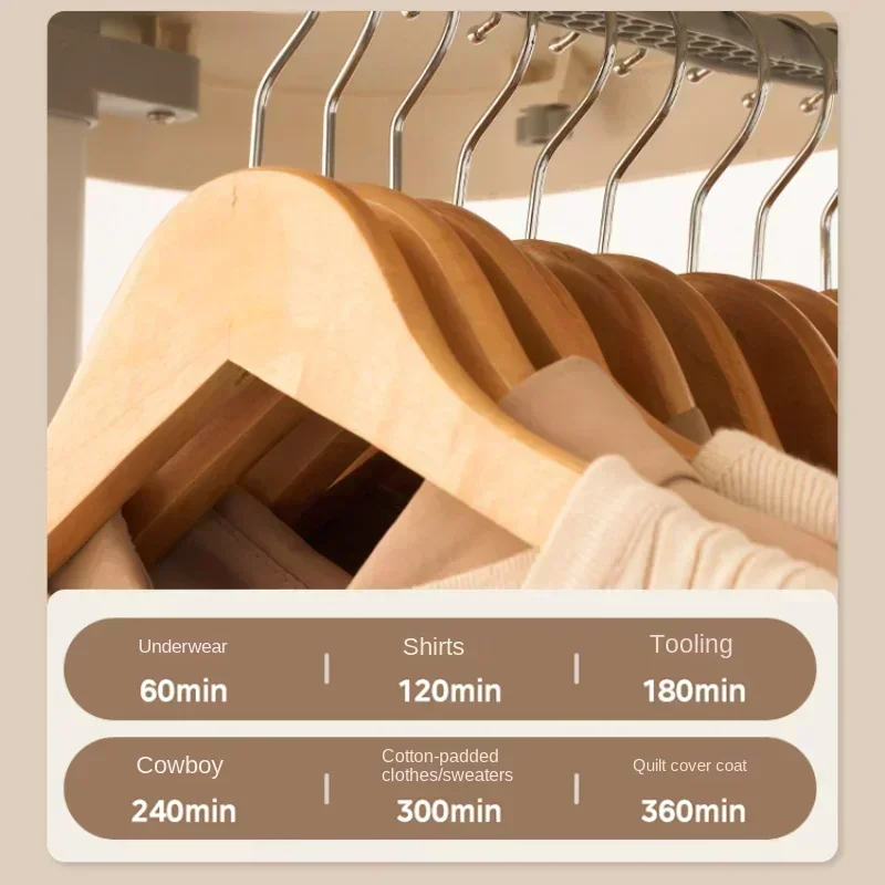 Midea clothes dryer foldable portable storage  dormitory variable frequency high power quick drying double sterilization dryer 6