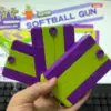 Folding Mobile Phone Toy Gun Card of Life Soft Bullet Gun Radish Gun Internet Celebrity Decompression Children Boy 4