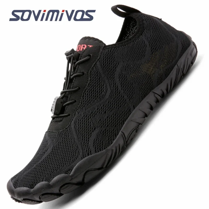 Zapatos de agua para hombre y mujer, zapatillas minimalistas de  entrenamiento cruzado, Barefoot, con punta ancha, Trail Runner - AliExpress