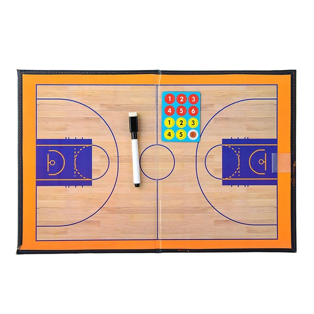 Tabla de baloncesto para entrenadores, accesorios de borrado en seco,  pizarra blanca, estrategia lateral, doble, reemplazo de engranaje -  AliExpress