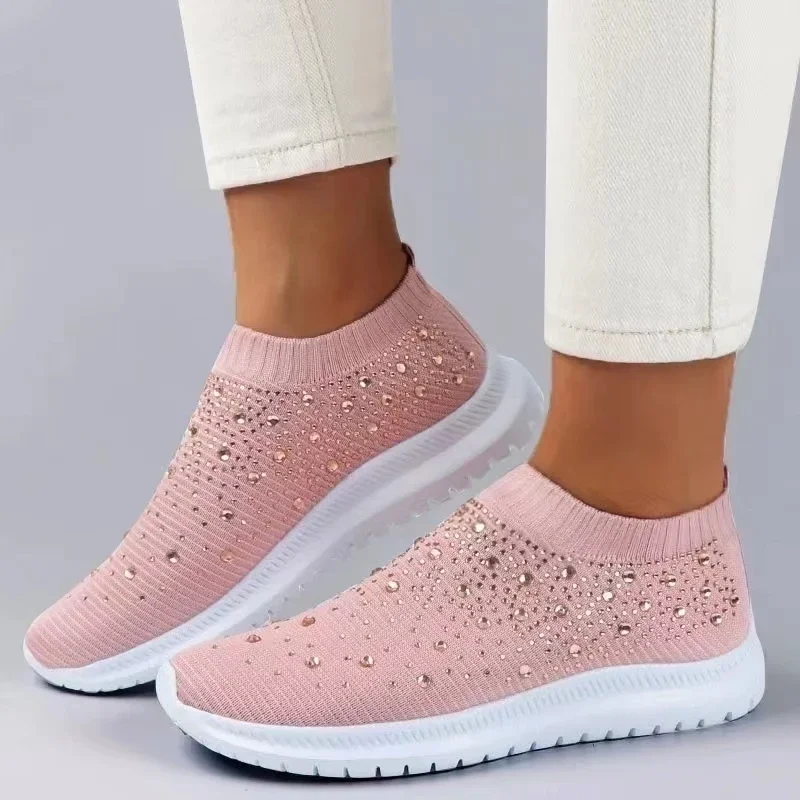 Sneaker Shoes for Women Comfortable Soft Bottom Flats Plus Size 43 Non Slip Casual Shoes
