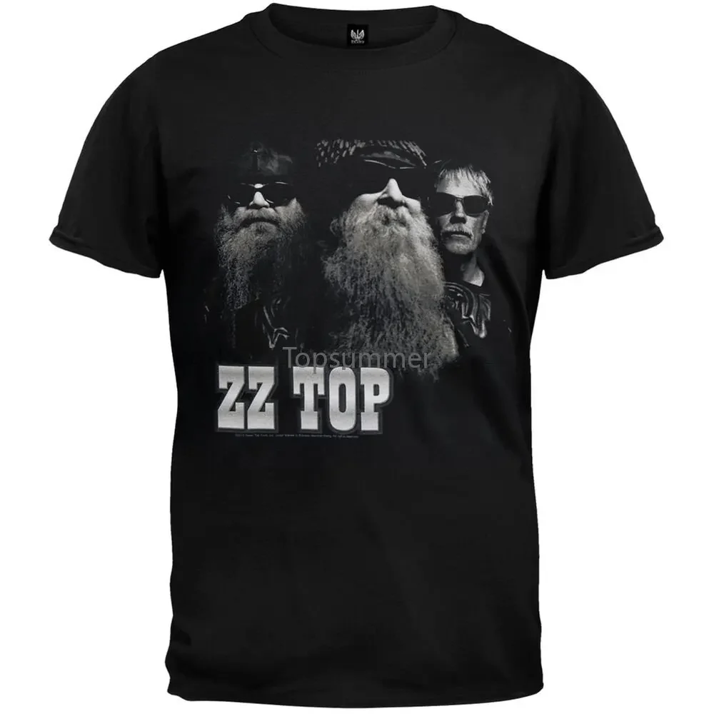 

Zz Top - Photo 2012 Tour Adult Mens T-Shirt
