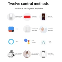 Tuya Wifi Zigbee Alexa Google Alice Smart Life Home Electric Curtain System Motor Track Set - Image 2