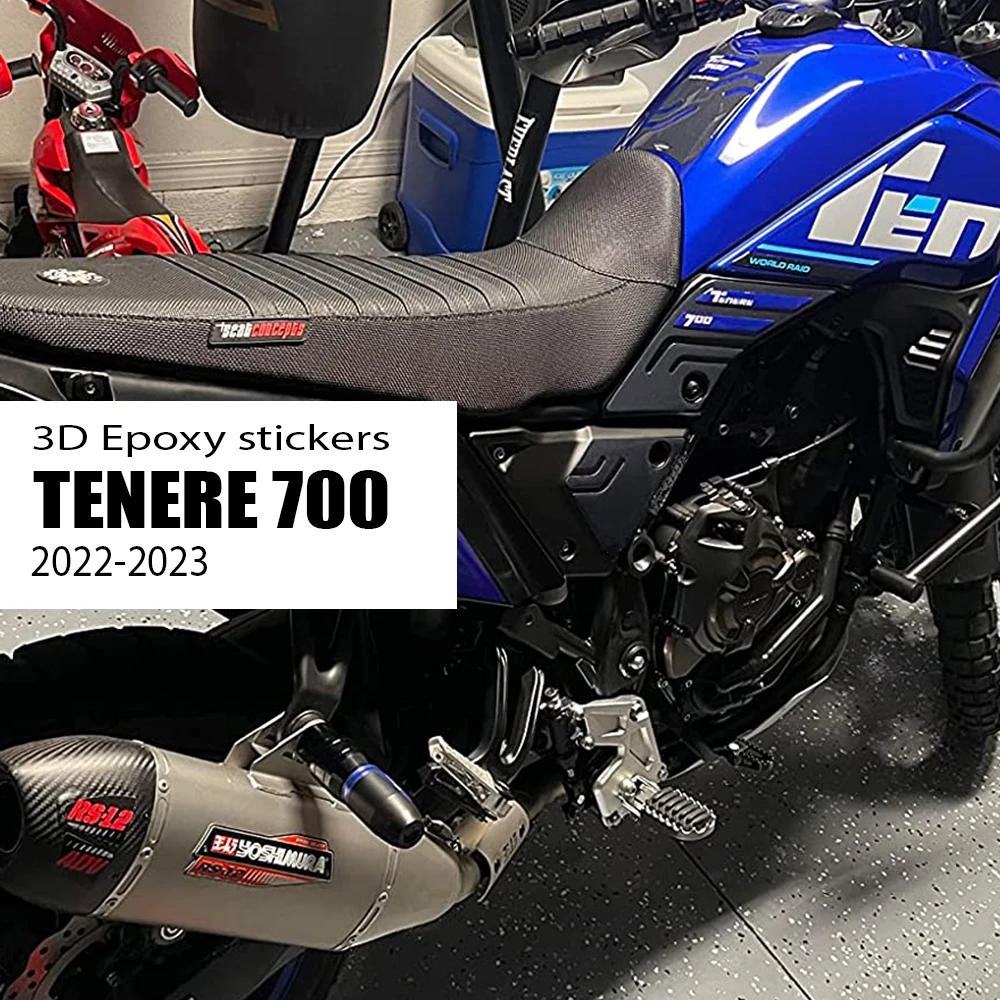 Per Yamaha Tenere 700 Tenere 700 World Raid 2022 - 2023 Tenere 700 Accessori 3D Pad Di Protezione Adesivo In Resina Epossidica