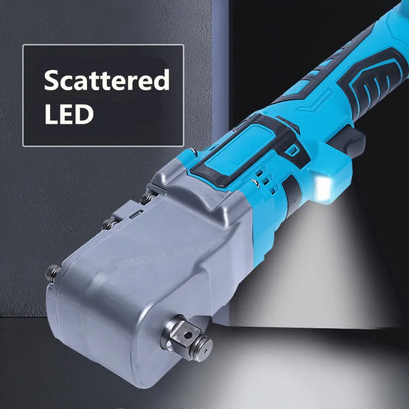 Brushless Ratchet Wrench 1100N.m Electric Cordless Driver 1/2''Removal Screw Nut 2 Gear Car Repair Tools For Makita 18V Battery 4