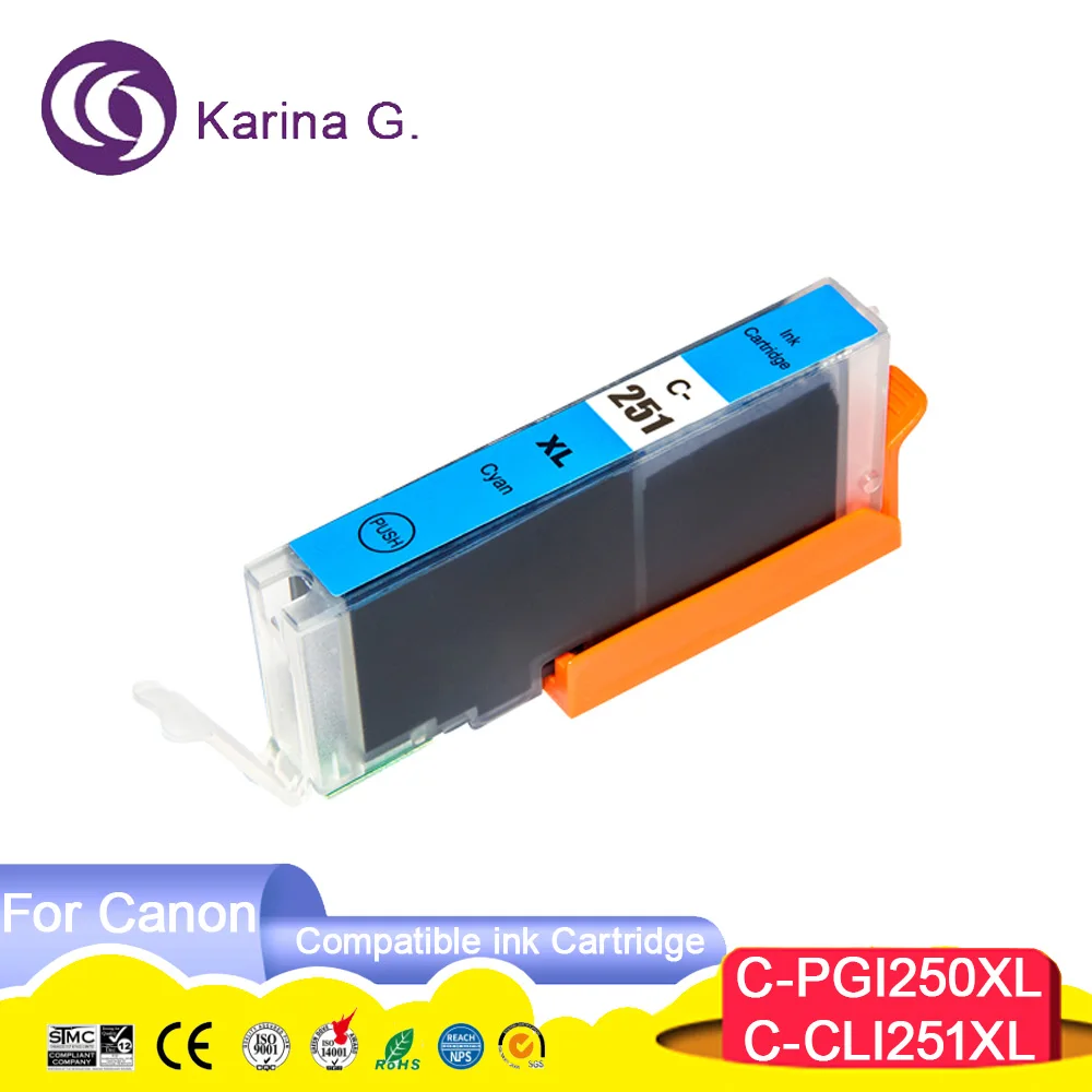 PGI250 PGI 250 250XL CLI 251 PGI-250 251XL CLI-251 PGI-250 Compatible Inkjet Ink