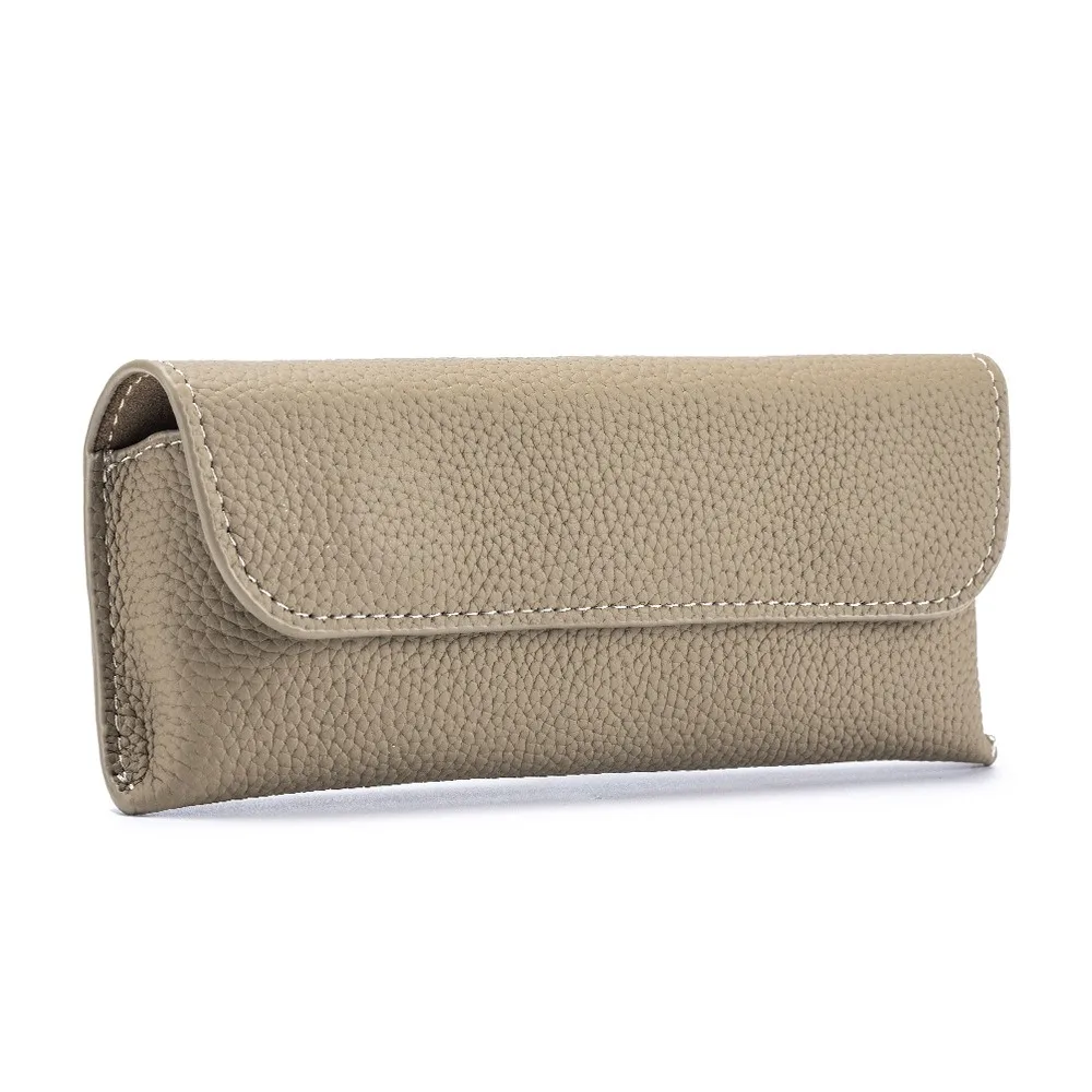 Premium Genuine Leather Eyewear Storage Pouch & Protector