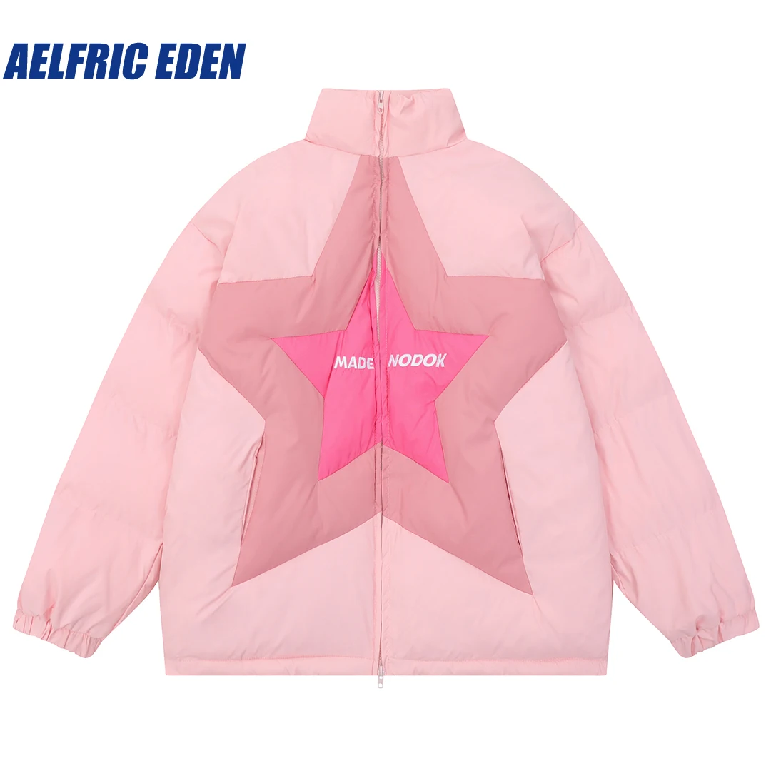 Aelfric Eden Animal Print Hoodie Jacket 2023 Girl Star Japanese Hip Hop  Vintage Streetwear Coat Harajuku Cotton Loose Coat Parks