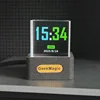 GeekMagic GIFTV Crystal Cube Holographic Desktop Clock Display 6