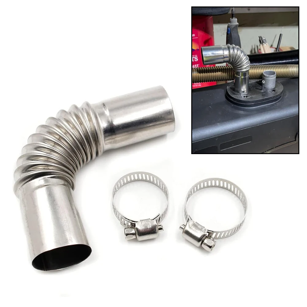 Universal Exhaust Pipe Tube Elbow Connector Set for Diesel Heater Systems