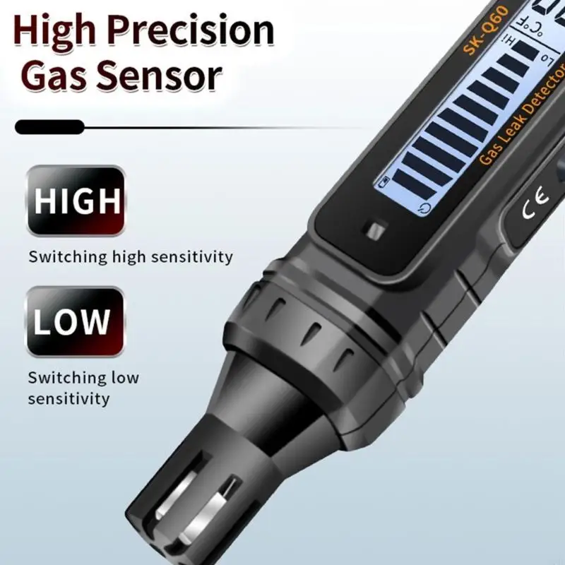 E74E Easy To Use Natural Gas Leak Detection Device For Kitchens Basements Household