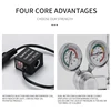 DIY Aquarium CO2 regulator solenoid valve bubble meter plant water grass tankCO2 reaction control system pressure reducing valve 4