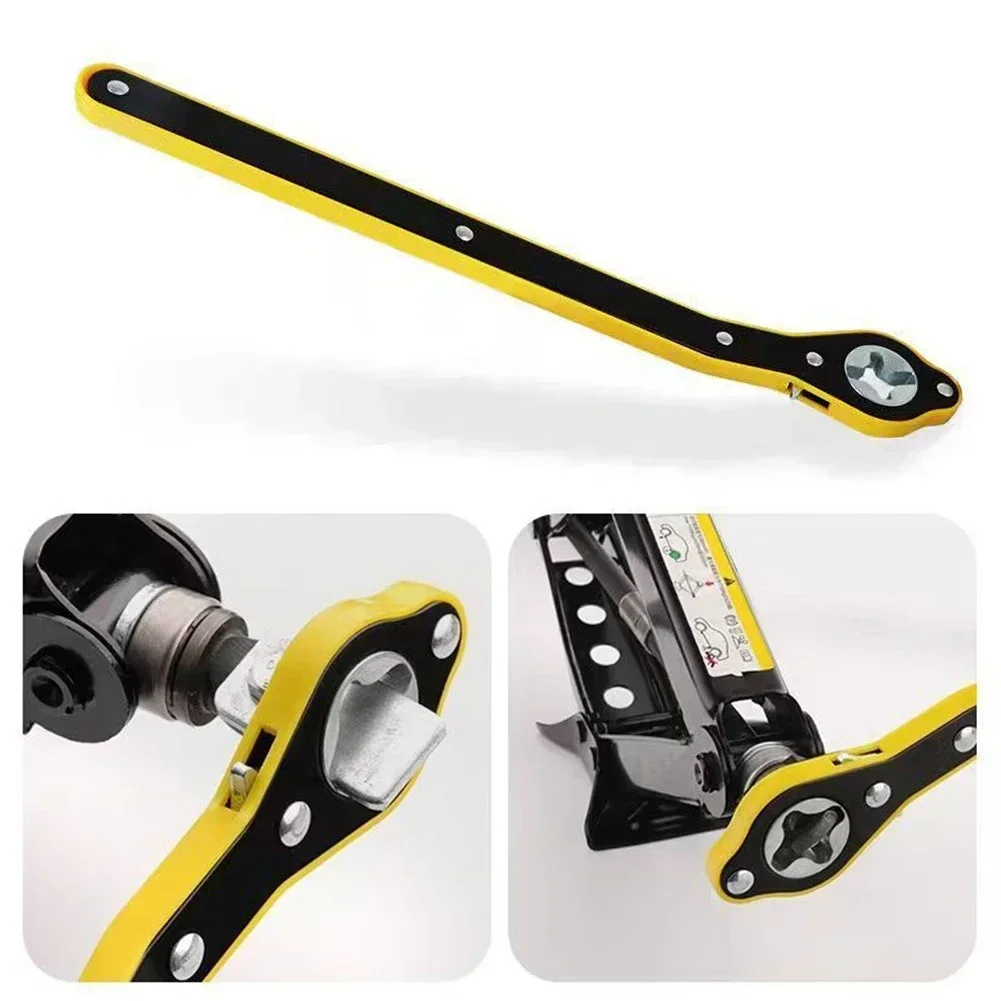 High Carbon Steel Labor Saving Car Jack Ratchet Wrench Tool