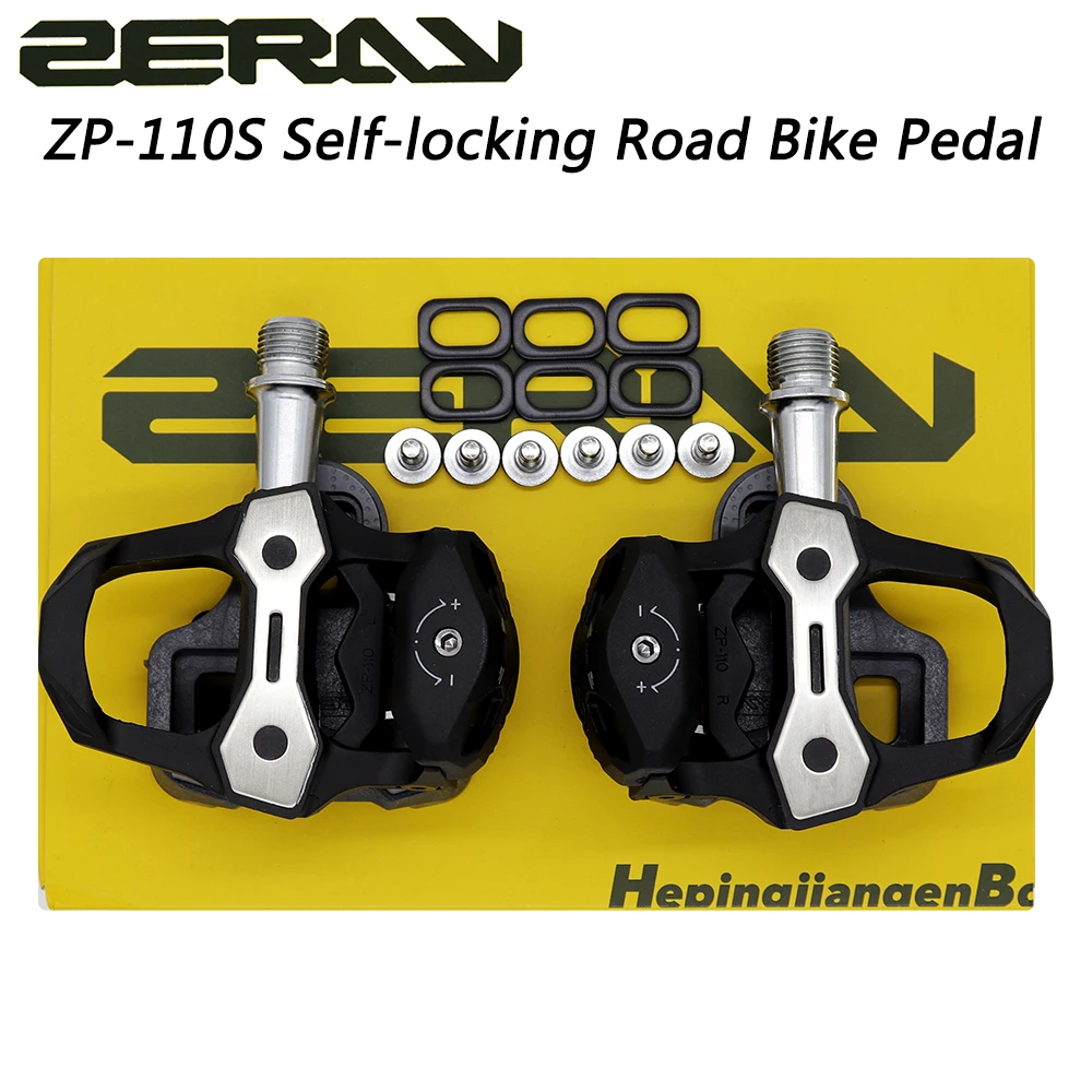 

Велосипедные педали ZERAY ZP-110S, самоблокирующиеся сверхлегкие подшипники из углеродного волокна, педаль для дорожного гравия, запчасти для велоспорта