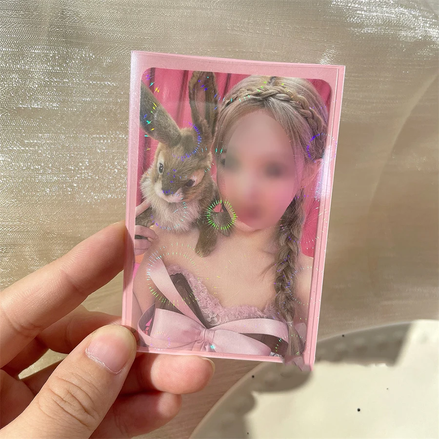 Sharkbang 50pcs/Lot Holo Card Sleeves 61x91mm 20C Fireworks PP Kpop Holder For Postcards Films Game Cards Photocard Protector 4