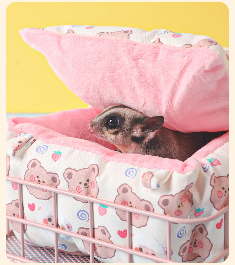 Hanging Rat Ledge Metal Ferret Hammock Squirrel Cage Bed Small Animal Habitat Hamster Sugar Glider Rat Cage Platform Accessories
