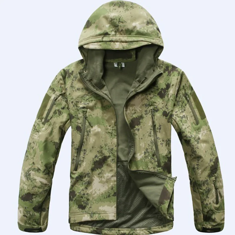 Giacca da uomo militare tattica mimetica uso militare abbigliamento da caccia all'aperto uomo antivento campeggio escursionismo giacche impermeabili