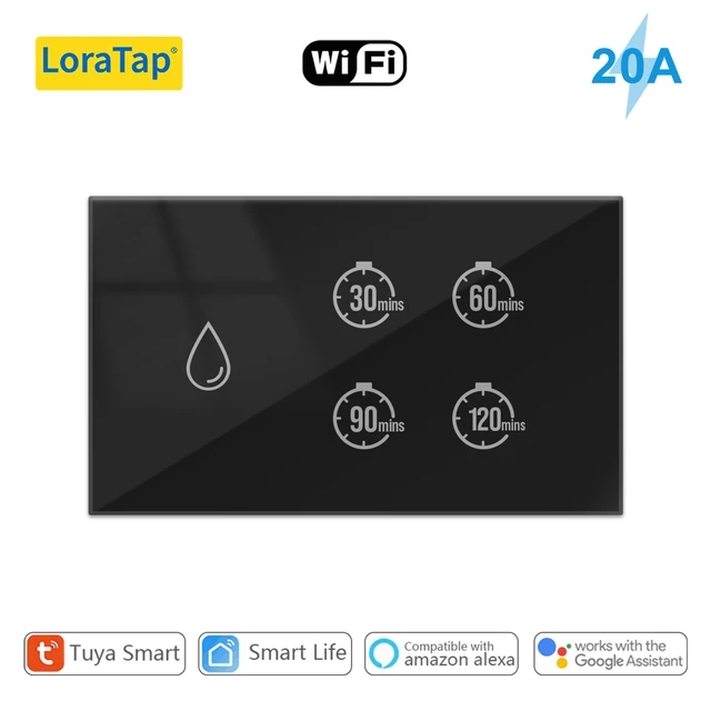 Tuya Smart Life 20A Boiler Water Heater Switch Touch Panel Control Timer Countdown Energy Monitoring Work with Google Home Alexa 8