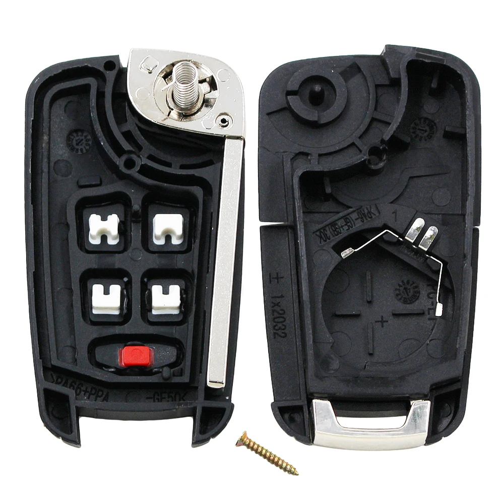 Key Case Car Key Shell Key Shell 5 Button Remote For CHEVROLET Cruze Aveo Camaro Equinox Malibu Spark Volt HU100