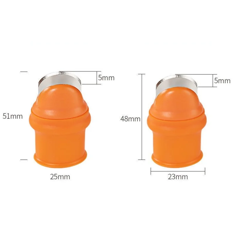 Kitchen Garden Picking Finger Cover Peeling Vegetable Picking Bean Thumb Knife Finger Protector Black Kitchen Accessories Tools