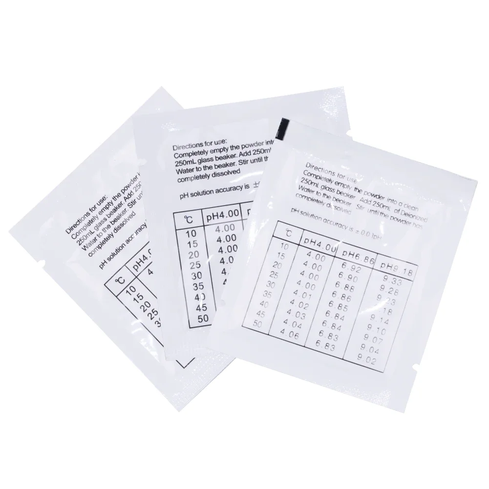 pH Meter Calibration Buffer Powder ph4.00/4.01/6.86/7.00/9.18 /10.01 ORP Correction Solution Powder Aquarium Testing