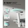 P2 Pro Ergonomic Office Chair, Office Chair with 3D Lumbar Support, Big and Tall Mesh Chairs with 3D Arms, Headrest & Comfortab 4