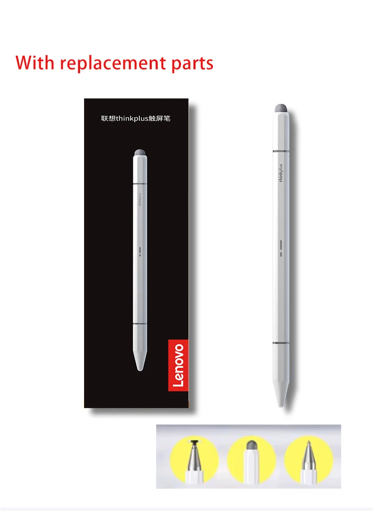 Lenovo Thinkplus Bp28 Universal three pen tips stylus For Android IOS Screen For iPad Pencil Huawei Xiaomi Samsung Tablet Pen