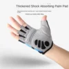 New Outdoor Sports Fitness Training Breathable Non-slip Bicycle Shock Absorbing Riding Half Finger Cycling Gloves Men Women 6