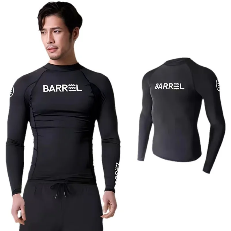 Diving Suit Men Quick Drying Surfing Suit Outdoor Water Ski Split Long Sleeved Sun Protection Snorkeling Swimsuit surfing swimsuit