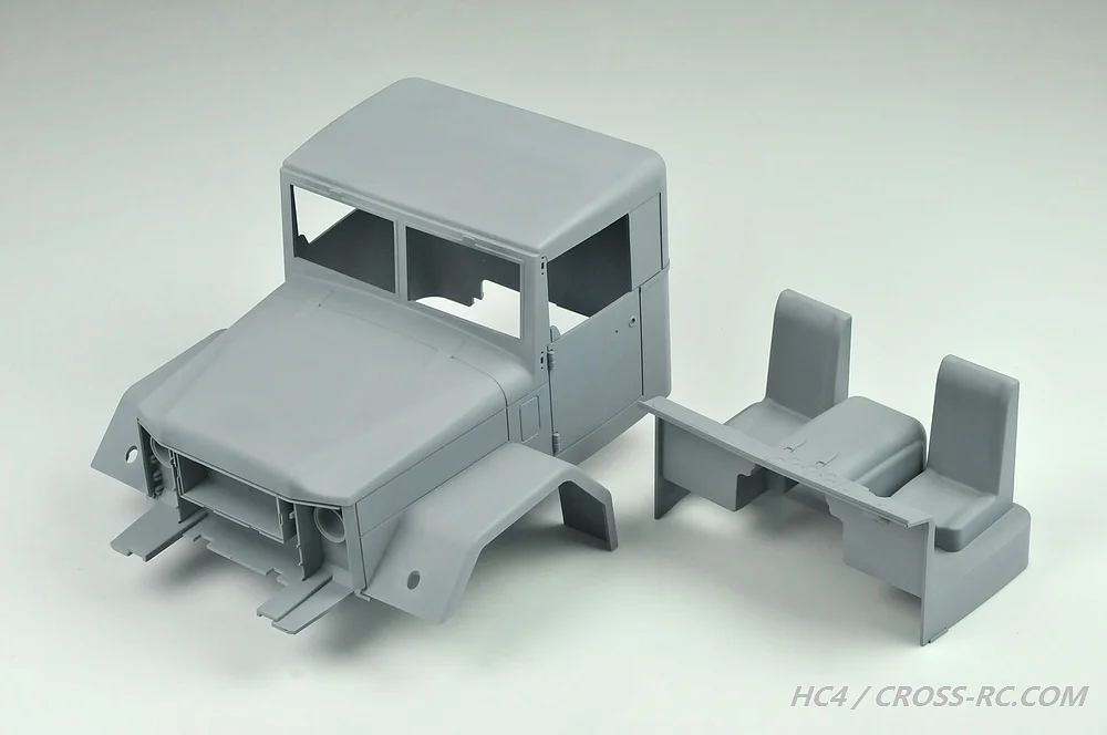 CROSS 1/10 RC Car HC4 4WD Off Road Military Truck Crawler KIT W/O Battery Remote Control RC Toys Gifts Model TH10479 6