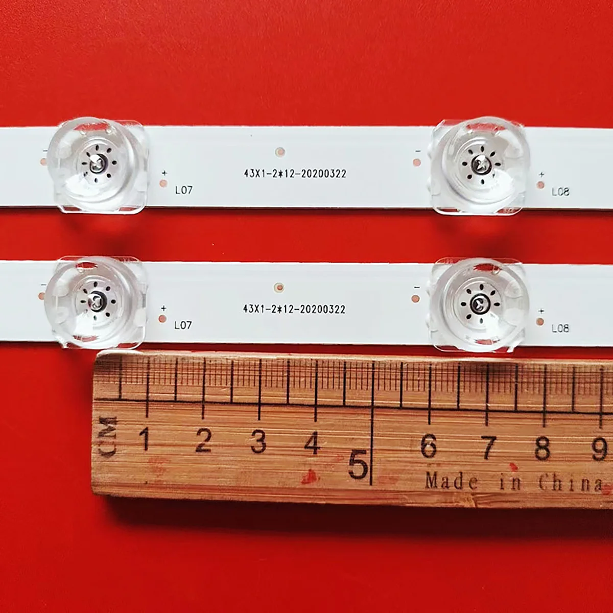 LED Backlight Strip 12LED for TV 43H4030F3 43H4000GM JL.D425C1330-003AS-M_V03 CRH-BX43X13030120202BREV1.2 JHD425X1F71-T0L1