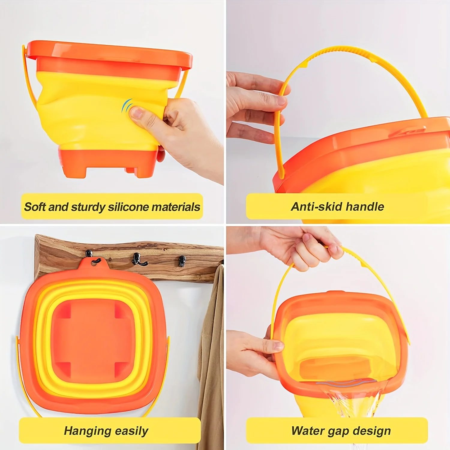 Children Beach Toys Summer Outdoor Baby Beach Digging Sand Toy Foldable Sand Bucket With shovel Play Sand Water Game Toy for Kid 6