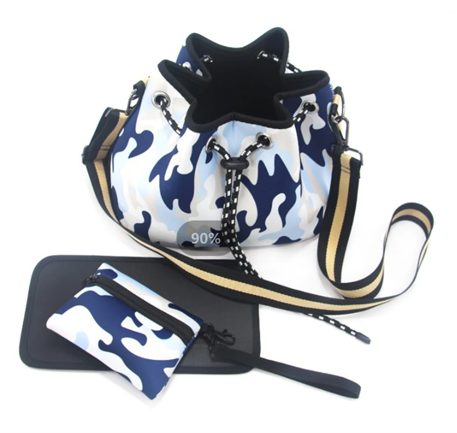 Camouflage Purses Women Women's Neoprene Bag Neoprene Bucket Bags