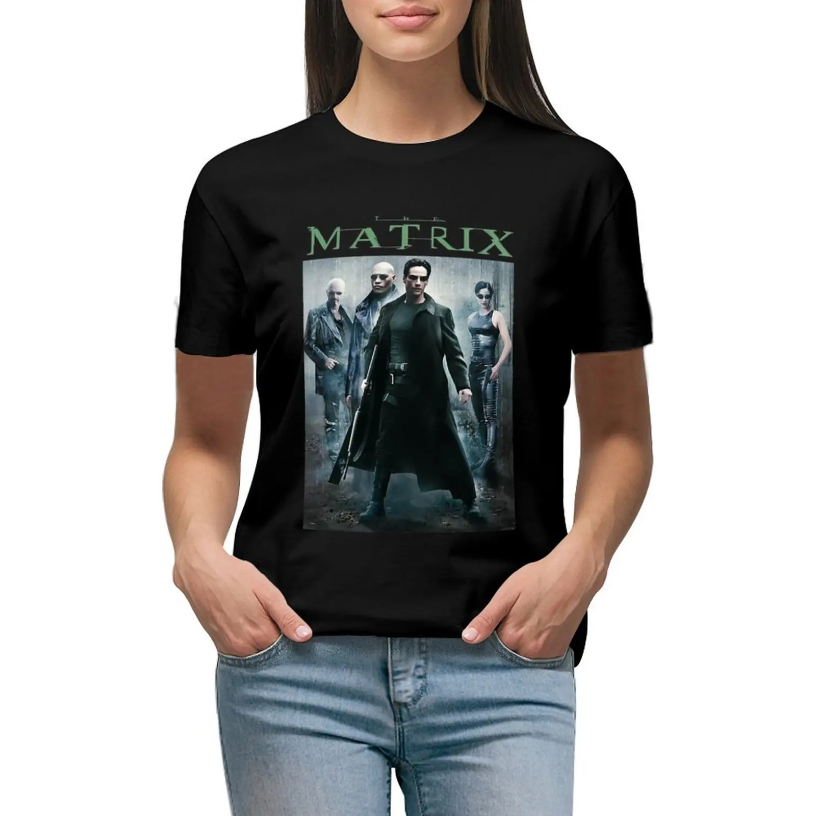 

The Matrix (1999) T-shirt Aesthetic clothing graphics tops t shirt Women