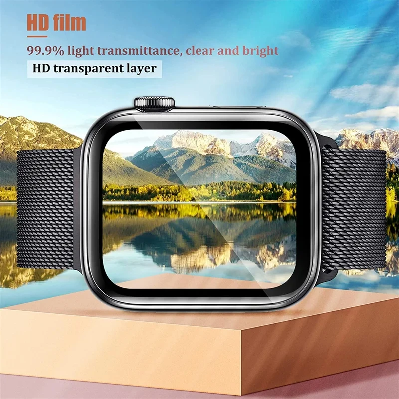 Screen Protector Film For Apple Watch Ultra 9 8 7 se 6 5 Soft Hydrogel Film for iWatch Series 49mm 45mm 41mm 44mm 42mm 40mm 38mm 6