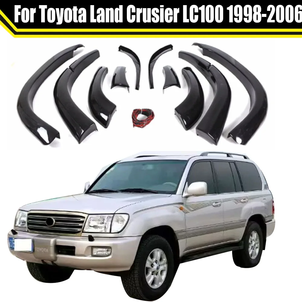 1SetABSFenderFlaresWideWheelArchForToyotaLandCrusierLC100