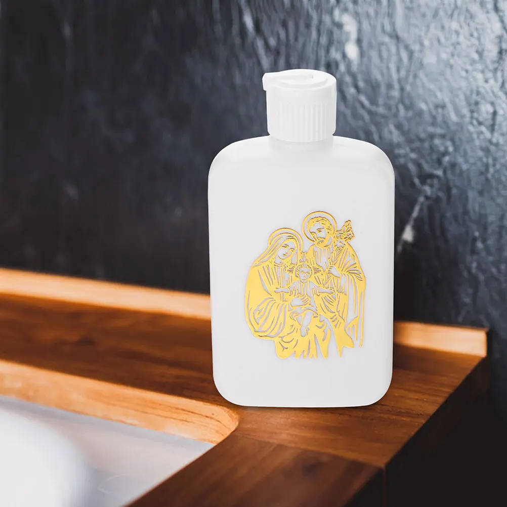 Set Di 6 Bottigliette Per Acqua Santa Con Croce | Vuote E Benedette | Perfette Per Battesimi, Comunioni E Ricordi Di Pasqua | Plastica Resistente - 5